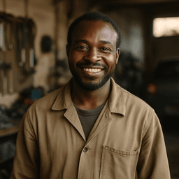 Portrait of Patrick Mukendi